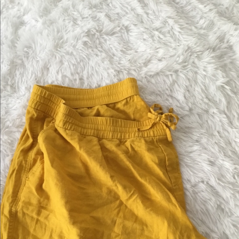 Yellow shorts